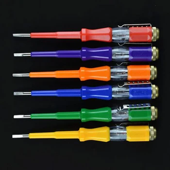 

1pc 220v Waterproof Induced Electrical Tester Screwdriver Probe With Indicator Light Mayitr Pen Voltage Tester