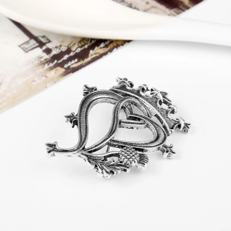 Модные ювелирные изделия Outlander брошь Thistle кельтские узлы Kilt Pin Брошь шотландский шарф с национальным узором Броши Викинг норвежский Женский Мужской