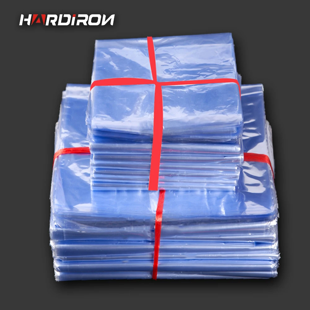  HARDIRON PVC Heat Shrink Bags Clear Membrane Plastic Cosmetic Packaging Bags Plastic Shrinkable Pou