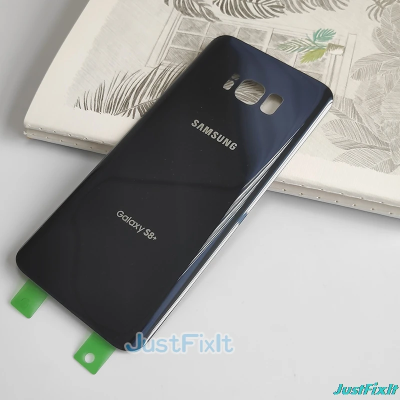 Для SAMSUNG Galaxy S8+ S8 Plus G955 G955F задняя крышка батарейного отсека задняя стеклянная крышка Корпус чехол Замена батарейного отсека