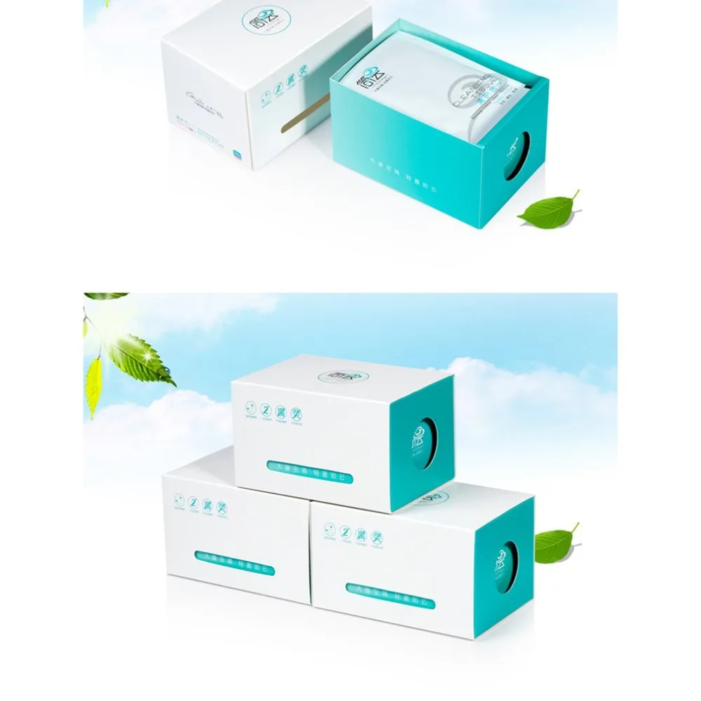 

Makeup Remover Wipes Disposable Makeup Beauty Eye Lip Make up Deep Cleansing Portable Lazy Leave-free Wipes