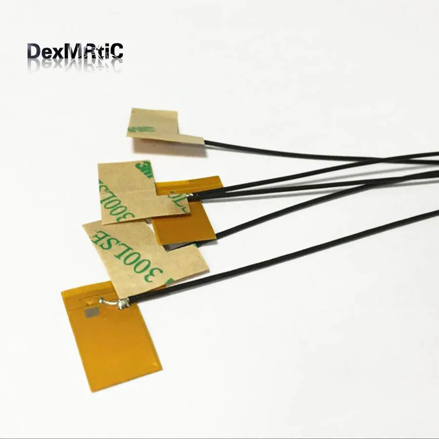

2PCS Wifi Antenna 2.4Ghz 3dbi Gain With IPEX Inner Antenna Connector Built-in FPC Soft Yellow Film Antenna NEW