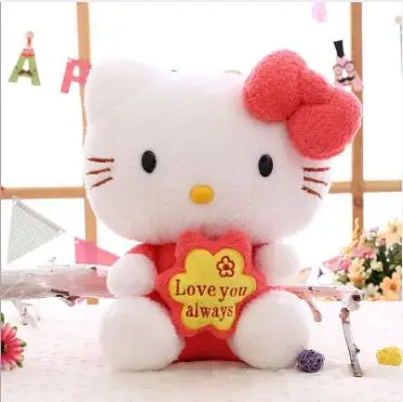 

WYZHY Creative bow cat doll plush toy sofa bedroom decor to send friends and children gift 20CM
