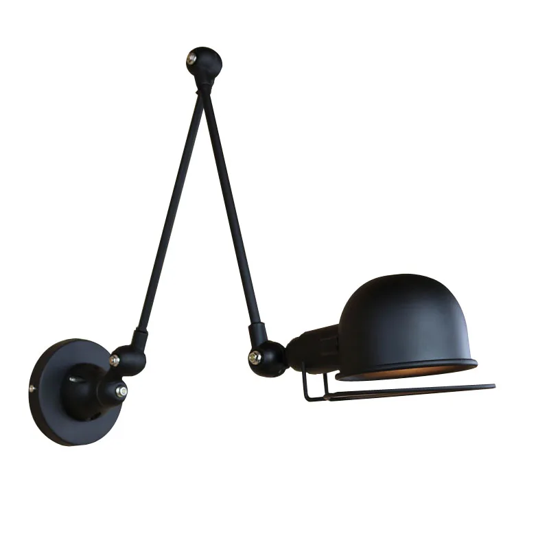 

E14 wall lamp retro lamp black metal arm industrial wall lamp loft style wall lamp