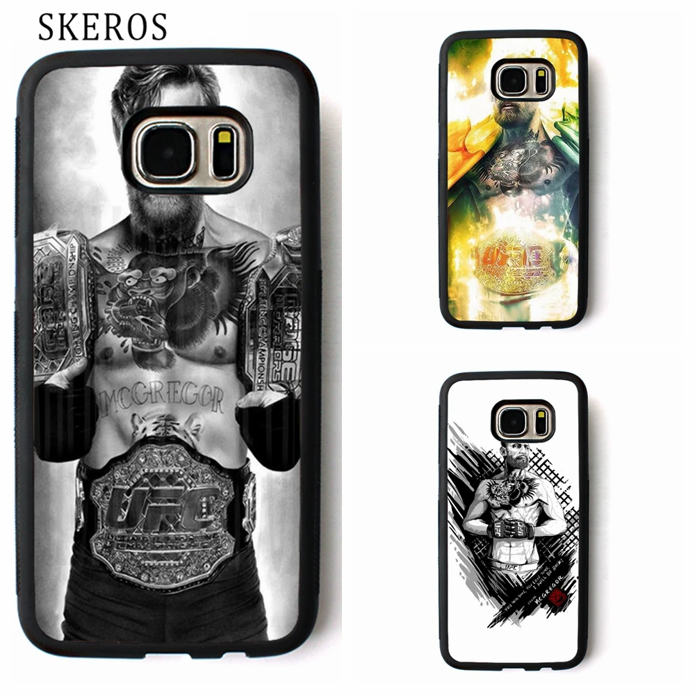 SKEROS conor mcgregor 7 phone case for Samsung Galaxy S3 S4 S5 S6 S7 S8 edge Note 3 4 5 #B92 |