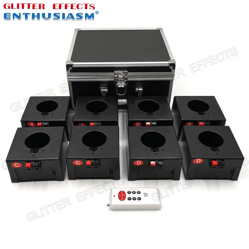 

D08 single remote control eight channel receiver indoor fountain base wedding machine