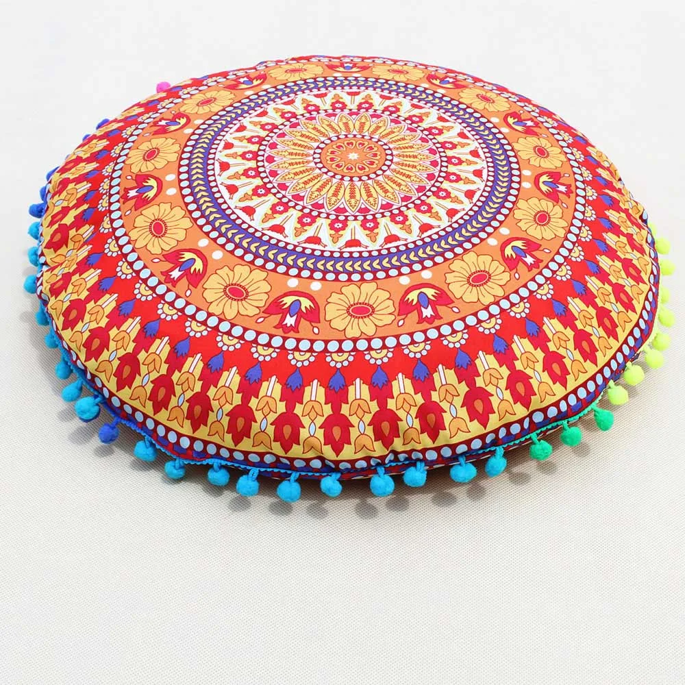 Buy Classical Indian Mandala Floor Pillows Decorative