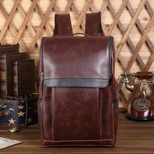 14 дюймов Сумка для ноутбука, мужской кожаный рюкзак, мужской однотонный коричневый унисекс женский школьный рюкзак в консервативном стиле для подростков, рюкзак Mochila