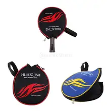 Водонепроницаемая молния Одиночная настольная сумка для теннисных ракеток ракетка для пинг-понга держатель лезвия летучей мыши чехол с ремешком на петле
