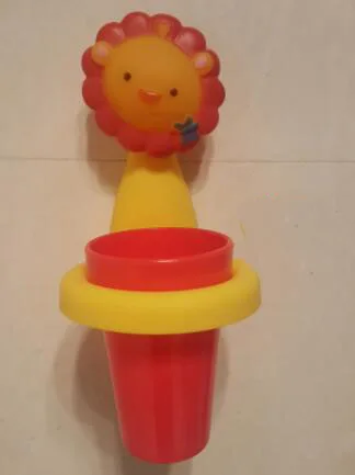 Детская чистки чашки мультфильм детские падая милый настенный Зубная щётка чашки набор зубная A04 - Цвет: 2