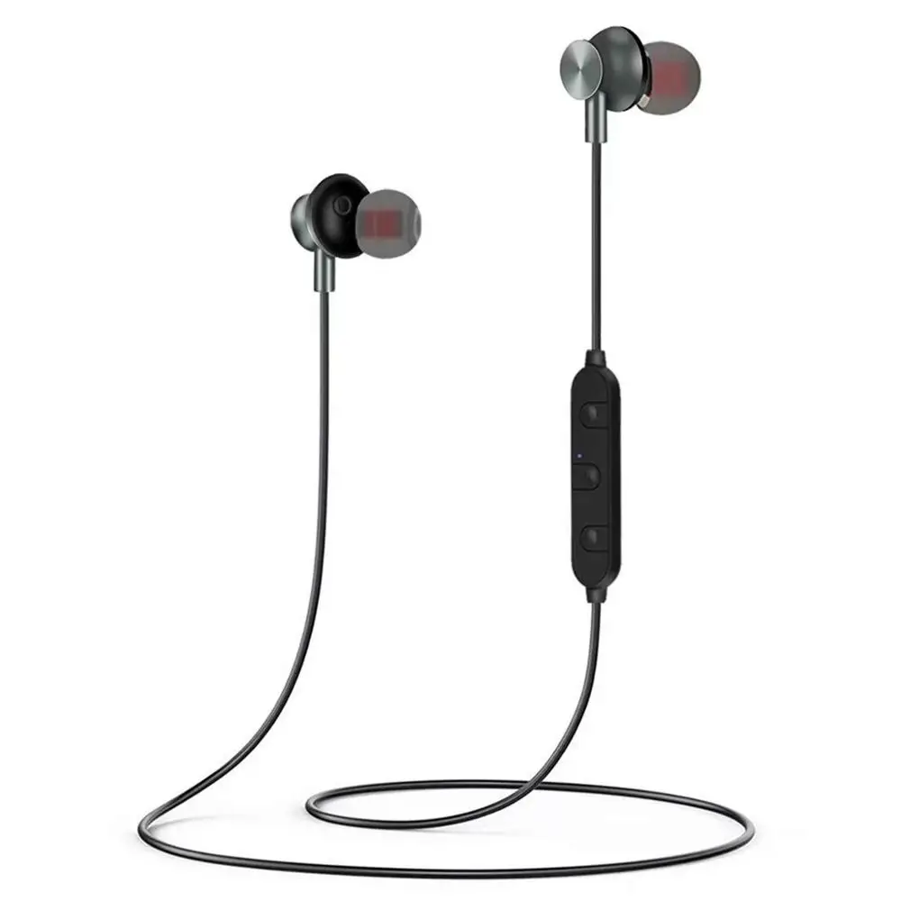 

TCG Wireless Bluetooth Earbuds Noise Isolation Magnetic Headset Sport Running Cycling Earphone 4D HIFI Stereo Headphone with Mic