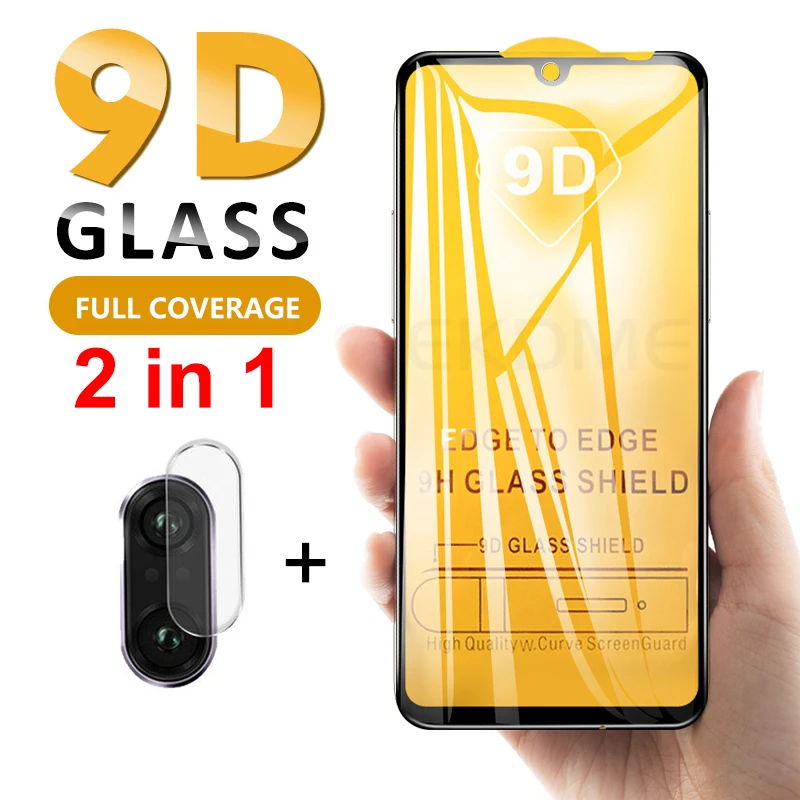 

2 in 1 9D Full Tempered Glass For Xiaomi Redmi Note 7 Pro Note7 6.3 Clear Rear Camera Lens Protector For Redmi 7 6.26 Cover Film