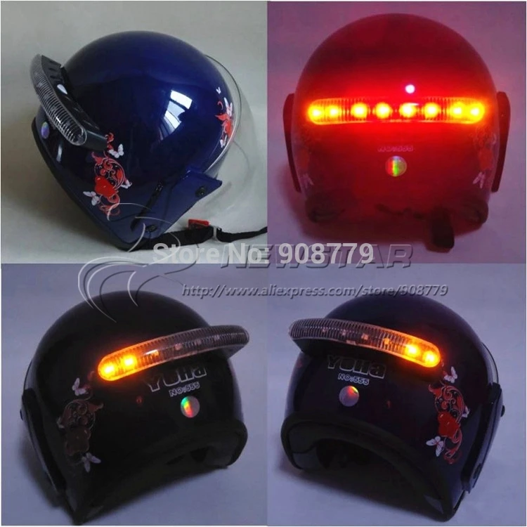 indicator helmet for bike