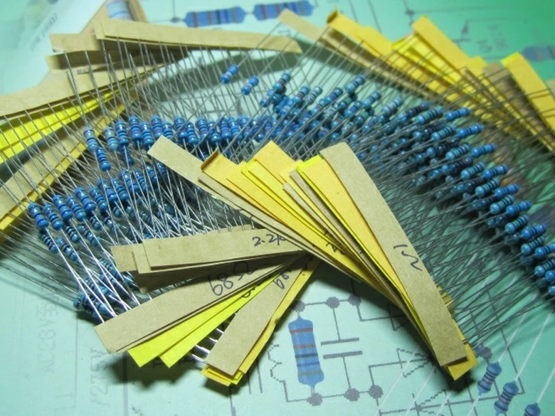 Купить 64 значения 1280 шт. 1 ом-10 м ом 1/4 вт металлопленочные ...