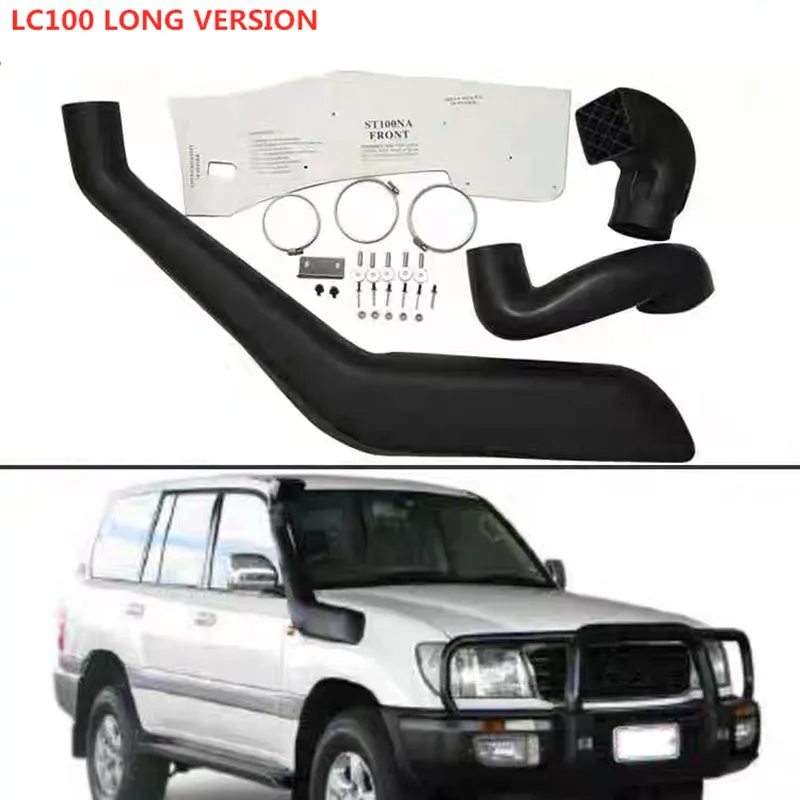 

4*4 EXTERIOR PARTS LLDPE Snorkel KIT SET Air Intake Snorkel Kit Set FIT FOR LX470 FJ100 LC100 LANDCRUISER 4700 1998-2007 CAR