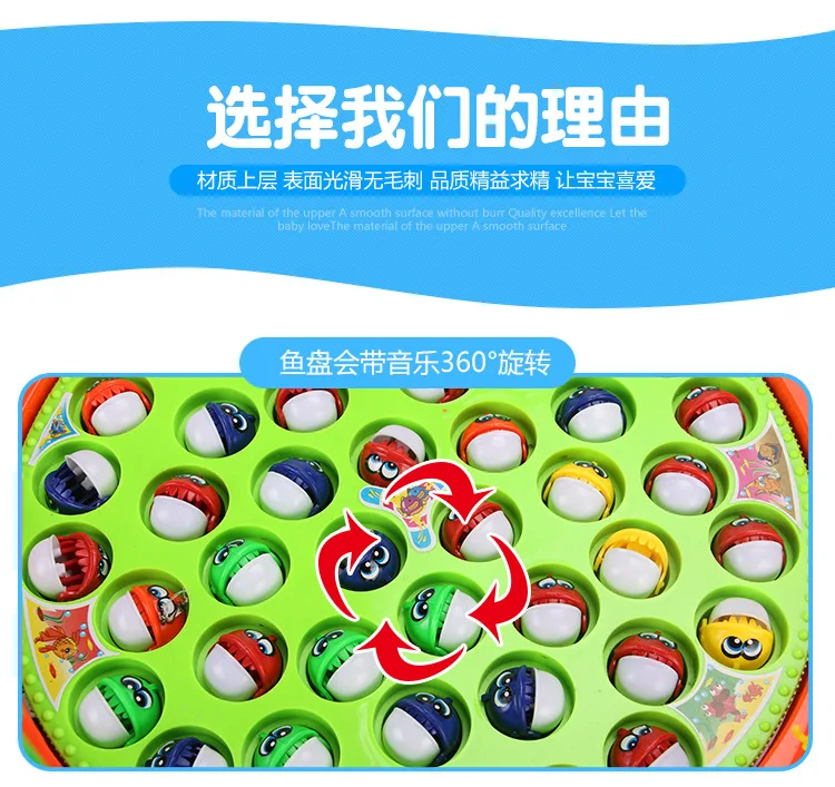 Забавная рыболовная игра, Электрический вращающийся магнитный магнит, рыболовная игрушка, детские развивающие игрушки, игры для мальчиков и девочек, игрушки для детей