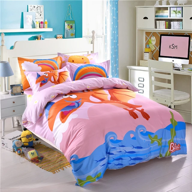 100 Cotton Digital Printing Dinosaur Duvet Cover Set Twin Queen Size 100 Cotton Digital Printing Dinosaur Duvet Cover Set Twin Queen Size Bedding For Children