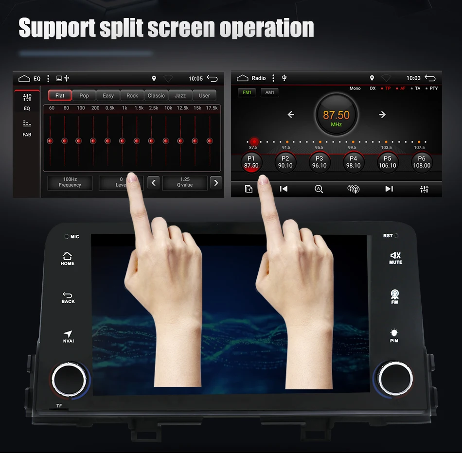 Discount Android 9.0 Octa 8 core car dvd for Kia Picanto morning 2017 2018 GPS gps navigation car multimedia player video radio player 18