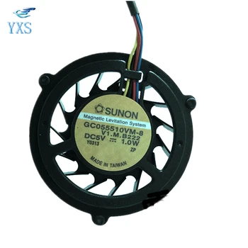 

GC055510VM-8 DC 5V 49mmx5mm 1W 4 Wires Laptop Cooling Fan