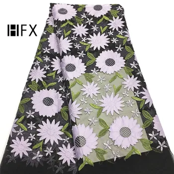 

5yards/lot High quality african lace fabric 2019 embroider nigerian laces for party dress,french lace fabric free shipping H1615