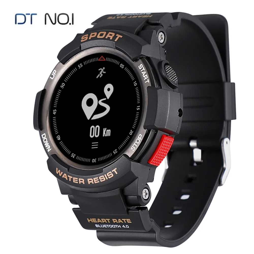 

NO.1 F6 Smartwatch NRF51822 Chip IP68 Waterproof Sleep Monitor Remote Camera Personal Health Tracker BT 4.0 Smart Watch For Man