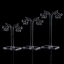 1 Набор, полка для сережек, стеллаж, прозрачная акриловая витрина, подставка для ювелирных изделий, органайзер, подарки, форма дерева, креативный Декор