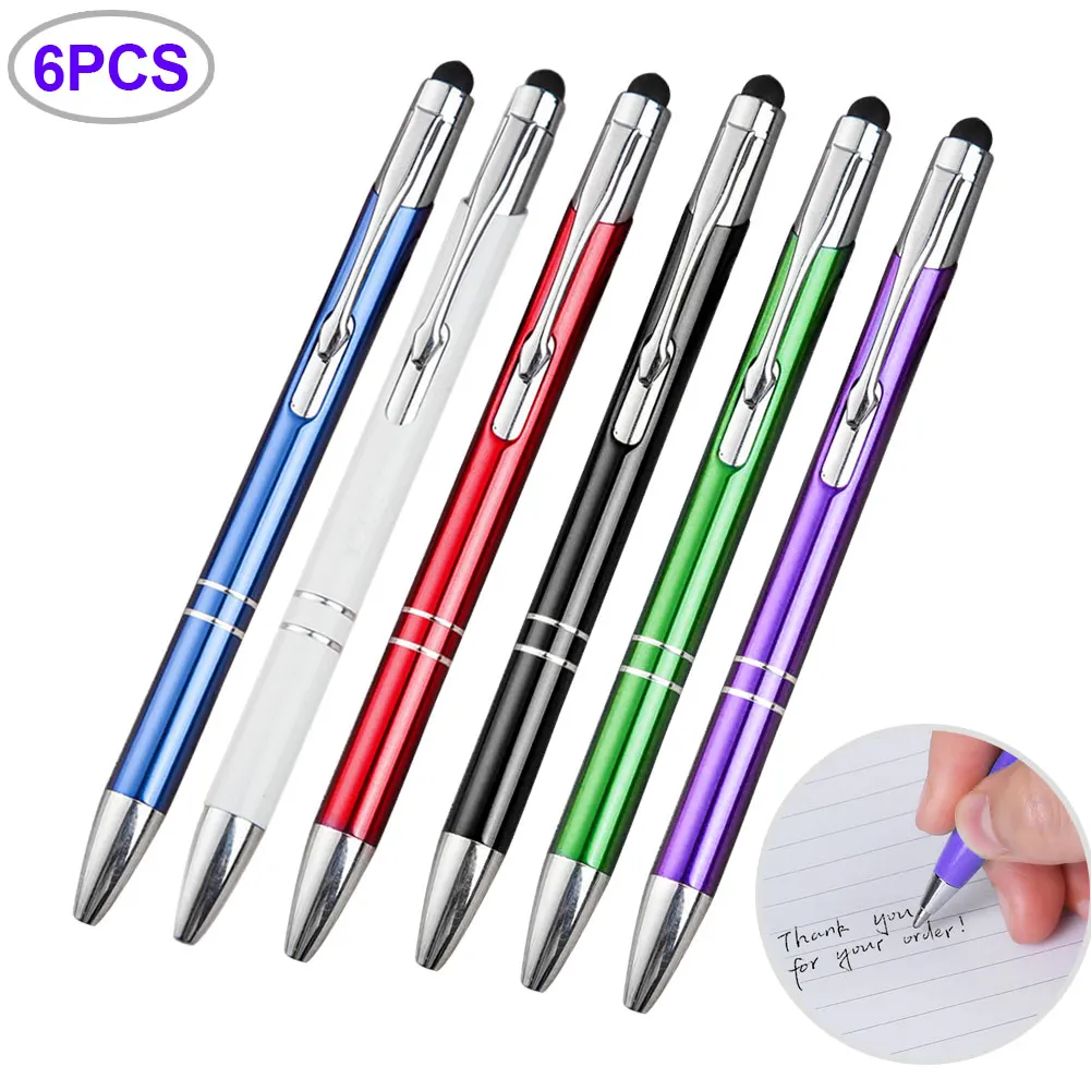 

Newly 6 Pcs Universal Capacitive Touchscreen Stylus Pen for iPhone iPad All Smart Phone Tablet PC