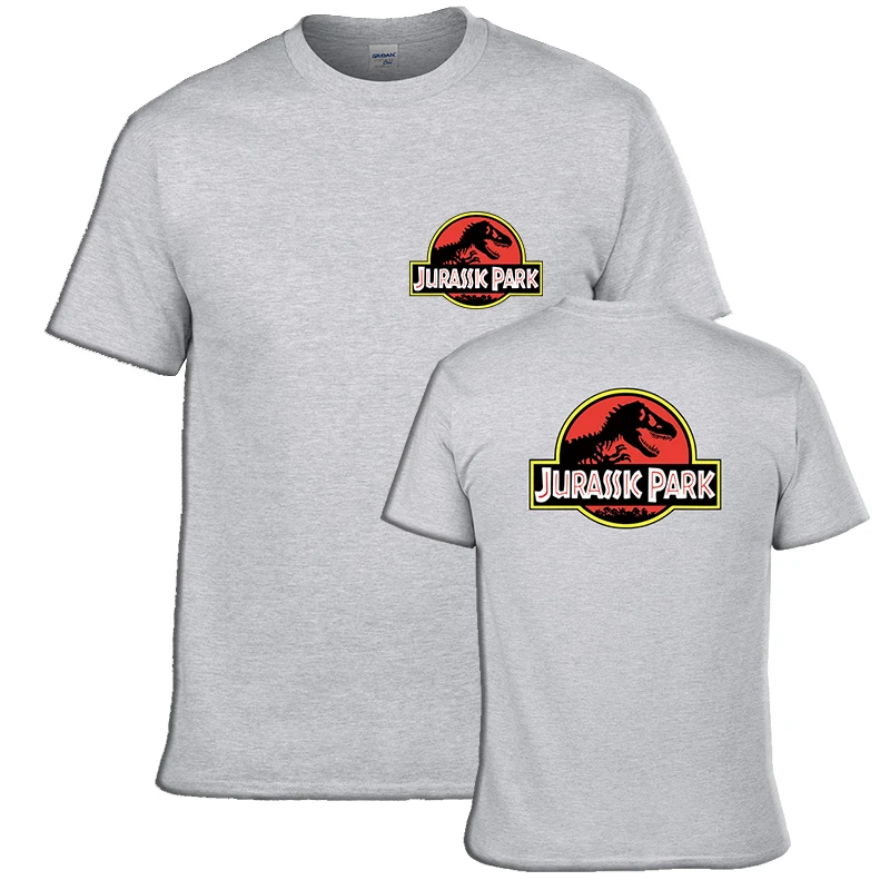 

NEW Cool 15 colors JURASSIC PARK Print Men T Shirt 100% cotton Casual Funny T Shirt cozy Tops Jurassic World Tees Short Sleeve