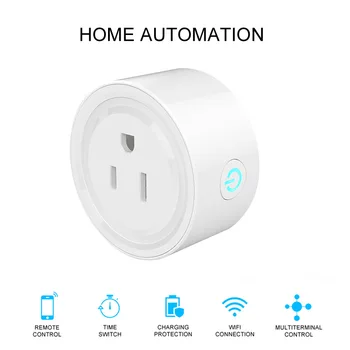 

Tuya Graffiti smart plug Alexa/Google Voice Timing American wifi Socket