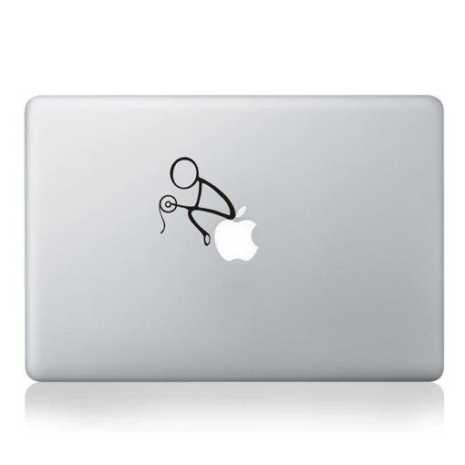 Смешной мультфильм ноутбук частичный стикер для Apple Macbook Pro Air retina 11 12 13 15 ноутбук ПВХ Виниловая наклейка для ноутбука - Цвет: MB black-Part A(11)