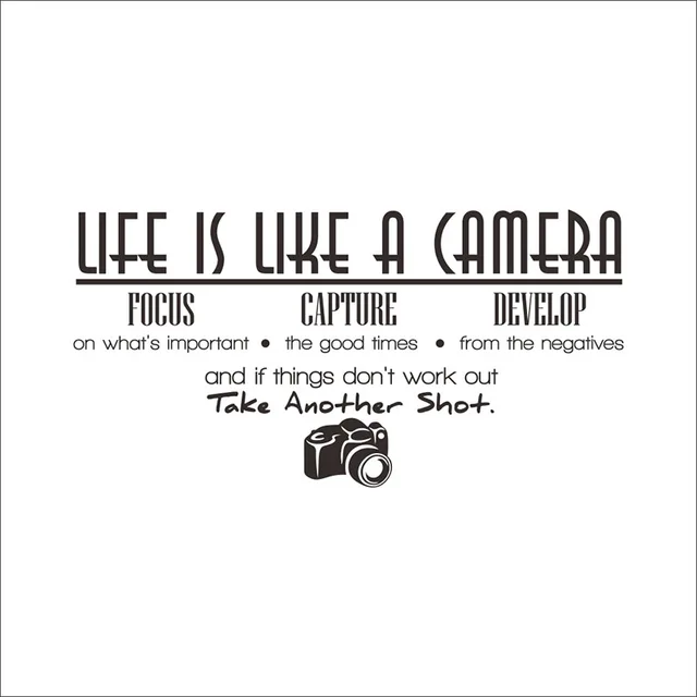 Living Quotes Classy Life Is Like A Camera Quotes Wall Stickers Living Room Decoration . Living Quotes Delectable Life Is Like A Camera Quotes Wall Stickers Living Room Decoration .