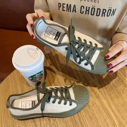 2019 г., новая осенняя модная Тканевая обувь на плоской подошве с сетчатой тканью дышащая повседневная обувь