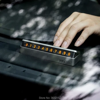 

Car Parking Card Drawer Style Car Parking Telephone Number Car Sticker For KIA sportage rio sorento cerato k2 k3 Soul ceed k5