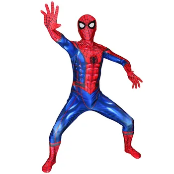 

Iron Spider-Man Homecoming Costume 3D Printing Spandex Iron Spiderman cosplay costume Halloween Suit