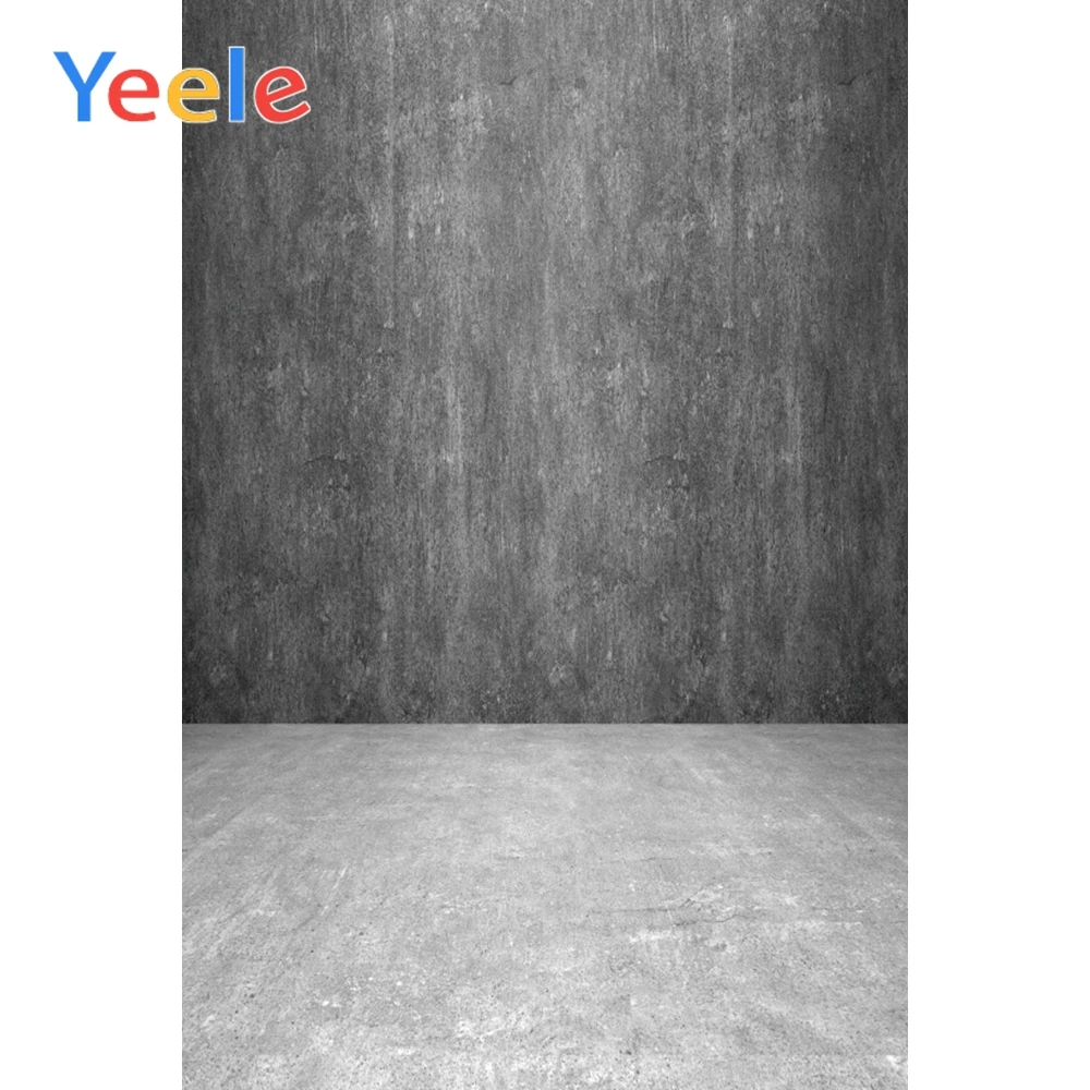 

Yeele Grunge Wall Black Gray Poster Doll Props Baby Portrait Photographic Background Vinyl Photography Backdrop For Photo Studio