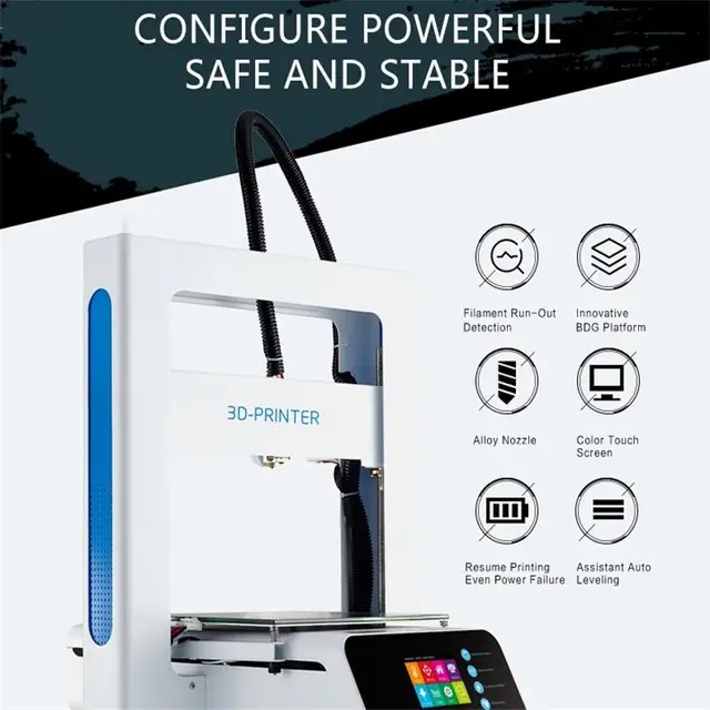 Best Price 3D Printer Updated Prusa Ramps with Large Build Size, Ship from Factory Directly 