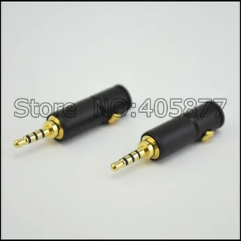 

2pcs 4poles 2.5MM stereo Male Repair headphone Jack Plug Metal Audio Soldering