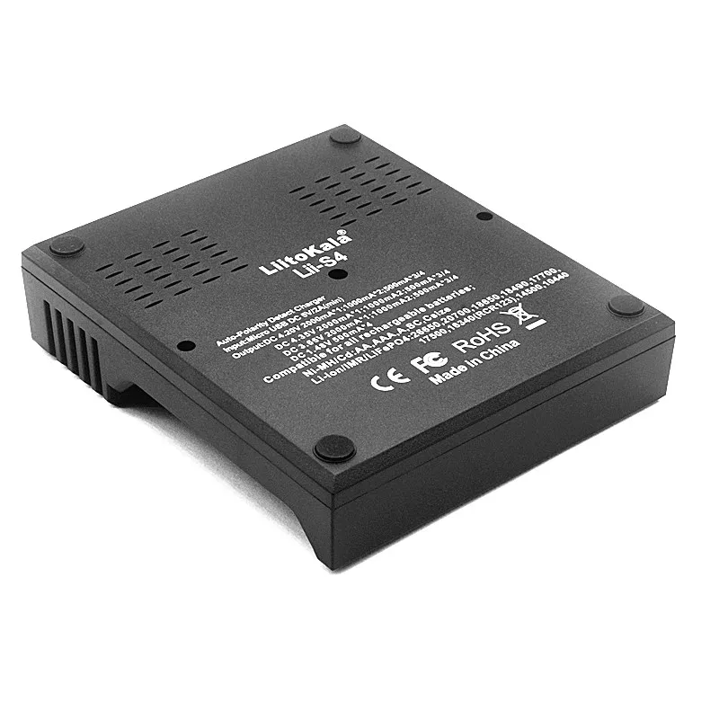 2018 LiitoKala Lii-S4 LCD 3.7V 18650 18350 18500 16340 21700 20700B 20700 14500 26650 1.2V AA AAA NiMH lithium-battery Charger