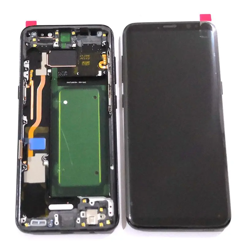 

Amoled For Samsung Galaxy S8 G950 G950F G950u LCD Display Screen With Touch Glass Digitizer Frame Assembly For S8