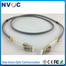 10 шт./лот, LC/UPC-LC/UPC мм, DX, 3,0 мм, 1 м, ПВХ куртка, LC UPC OM2 бронированный двухъядерный внутренний волоконно-оптический патч-корд перемычка