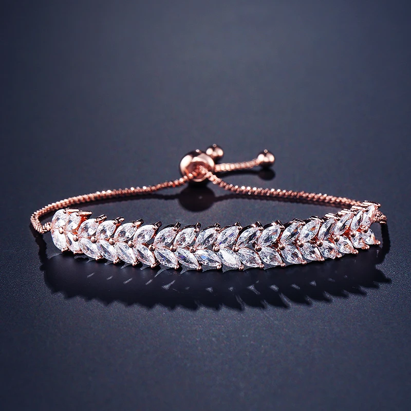 UILZ циркониевые регулируемые браслеты для женщин Pulseras Mujer CZ Crystal женские ювелирные