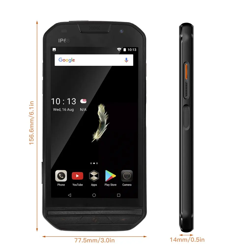 DOOGEE S30 смартфон MTK6737 Octa Core 2 ГБ + 16 5 0 дюймов HD ips Android 7 Водонепроницаемый 5580 мАч