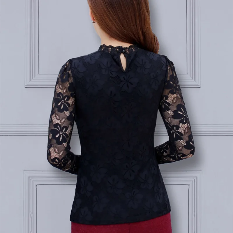 Femininas Blusas 2018 женские блузки весна осень модная сексуальная тонкая рубашка топы
