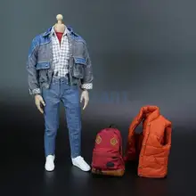 1/6 Scale Action Figure Toy Body Head Sculpt Casual Clothes Suit Full Set Collectible 12” Action Figure Model Gift