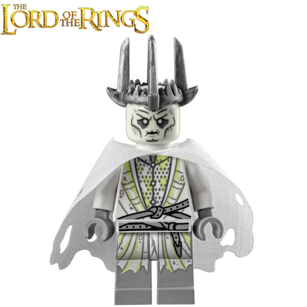 

The Lord of the Rings Hobbit Witch-king of Angmar Lor104 Mouth of Sauron Mordor ORC minifig Building Blocks Kids Toys Gifts