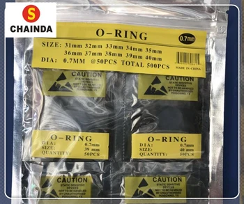 

Assortment of 500pcs 0.7/0.8/0.9mm Diameter Large Size 31-40mm Watch Back Case Gasket O Ring