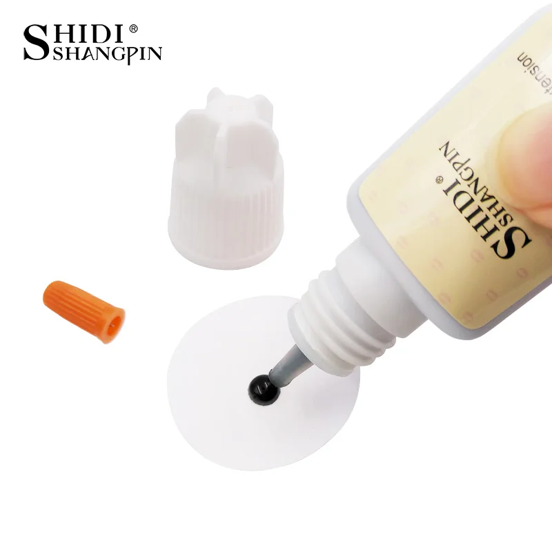 

SHIDISHANGPIN professional eyelash glue 1 pc black make up tool 10ml false eyelashes glue adhesive glue lashes extension