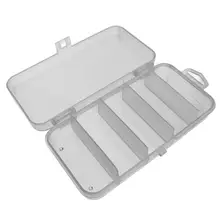 Пластиковая водонепроницаемая рыболовная коробка 5 Отсеков Рыболовные снасти коробки рыболовные приманки крючок Приманка чехол для хранения Органайзер контейнер