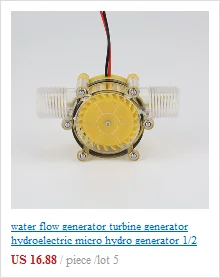 80 в/12 В/5V10W DC Генератор потока воды турбинный генератор гидроэлектрический микро гидрогенератор расход водопроводной воды гидравлический DIY