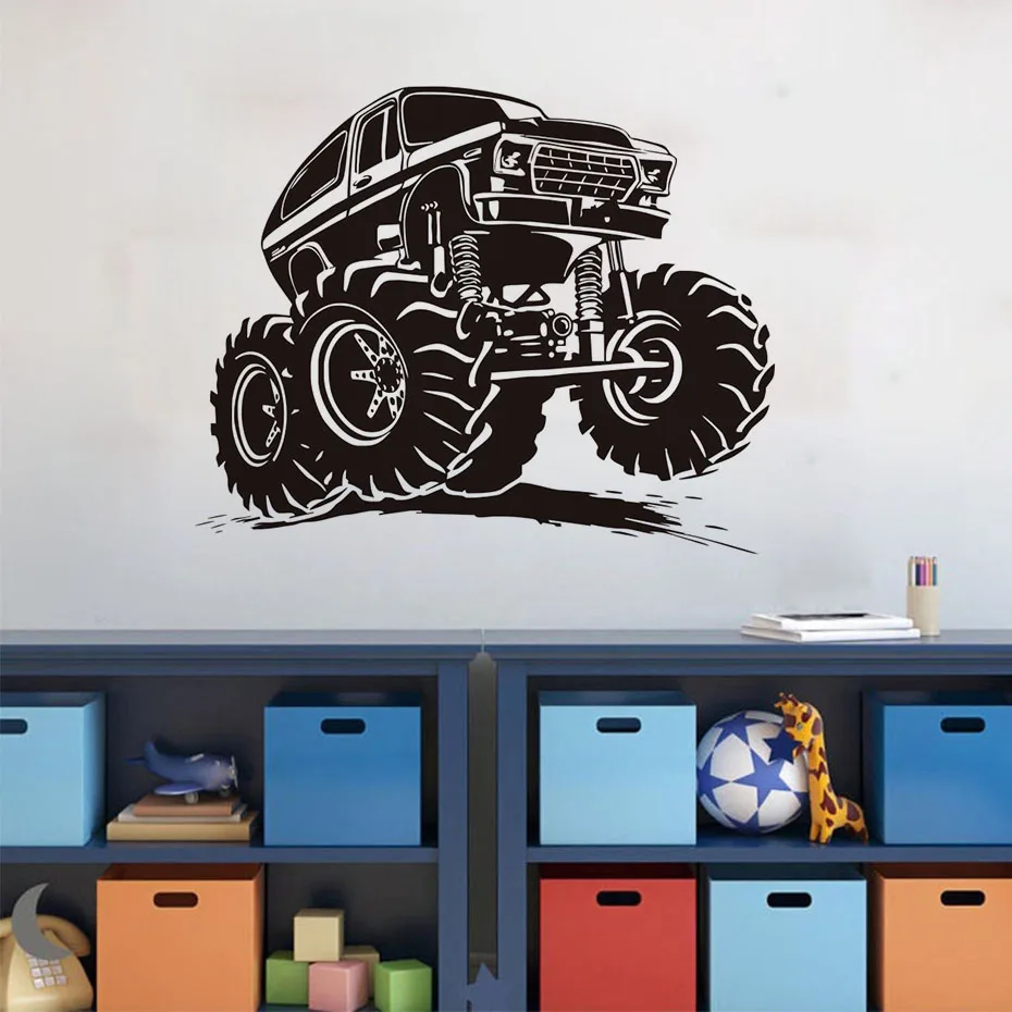 Kreatif Vinyl Perekat Art Wallpaper Ukuran Besar Lucu Rakasa Truk Kreatif Vinyl Perekat Art Wallpaper Ukuran Besar Lucu Rakasa Truk
